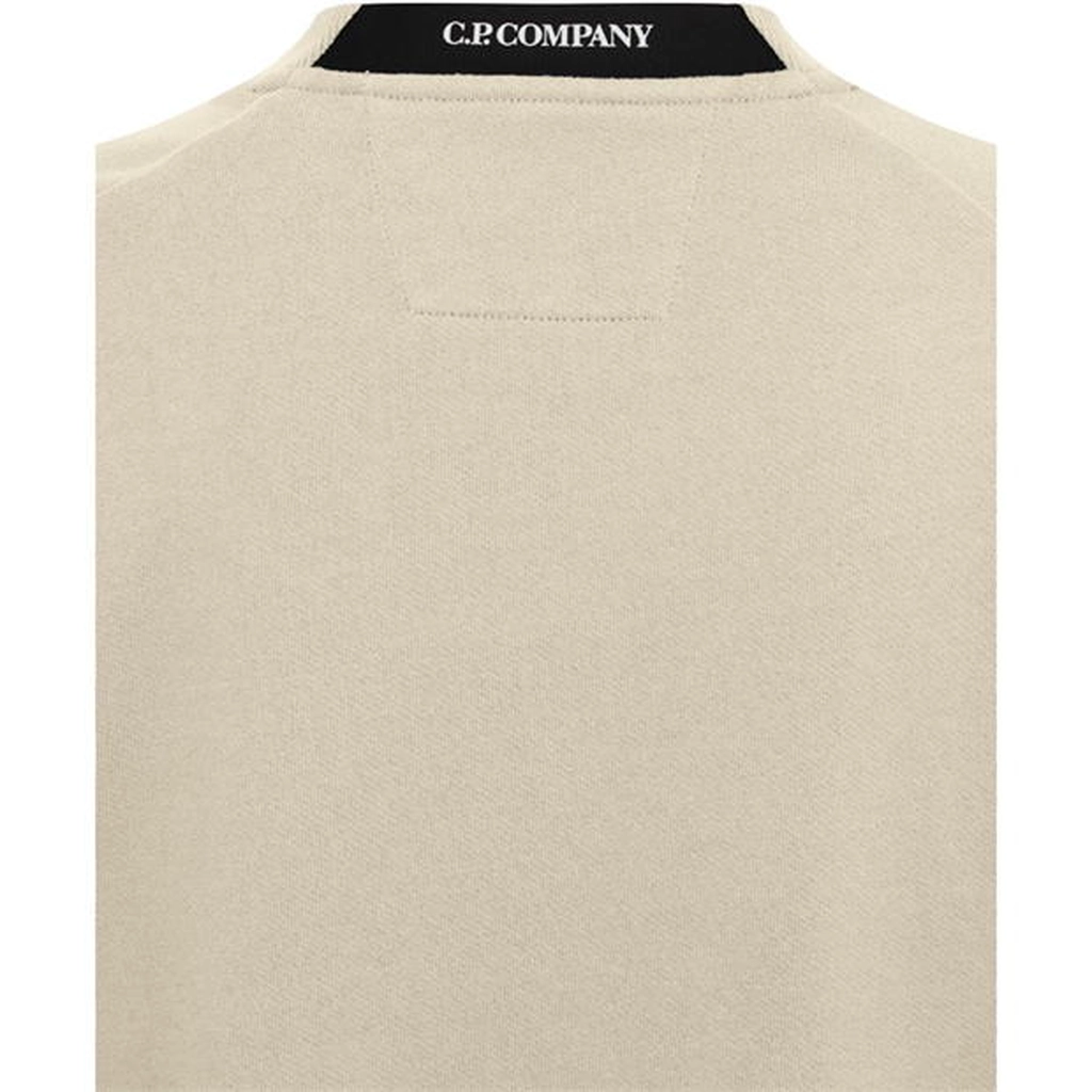 CP Company Heavyweight Lens Sweatshirt - Beige